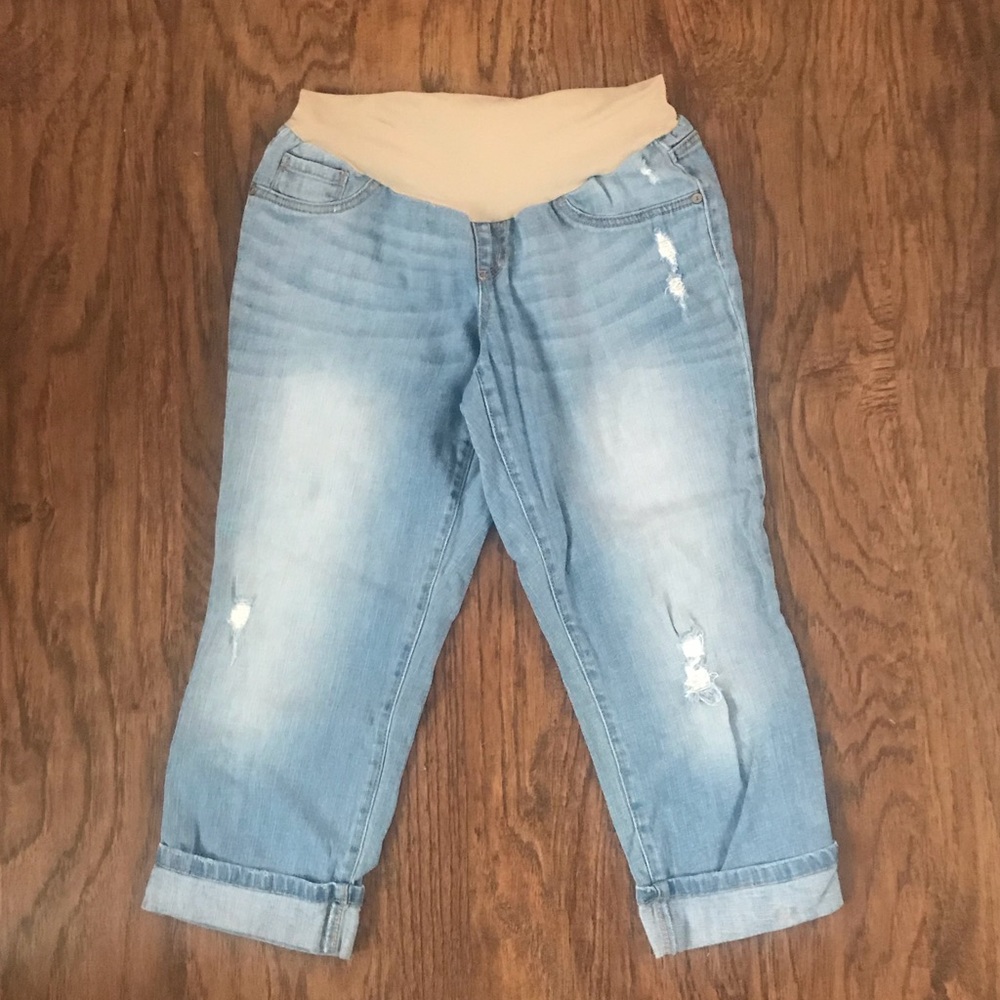 Motherhood Maternity Cropped Jeans